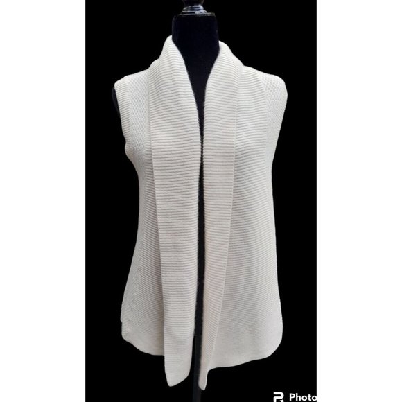 Banana Republic Sweaters - Banana Republic Womens Size XS Super Soft Heritage Lambswool Open Cardigan Cream